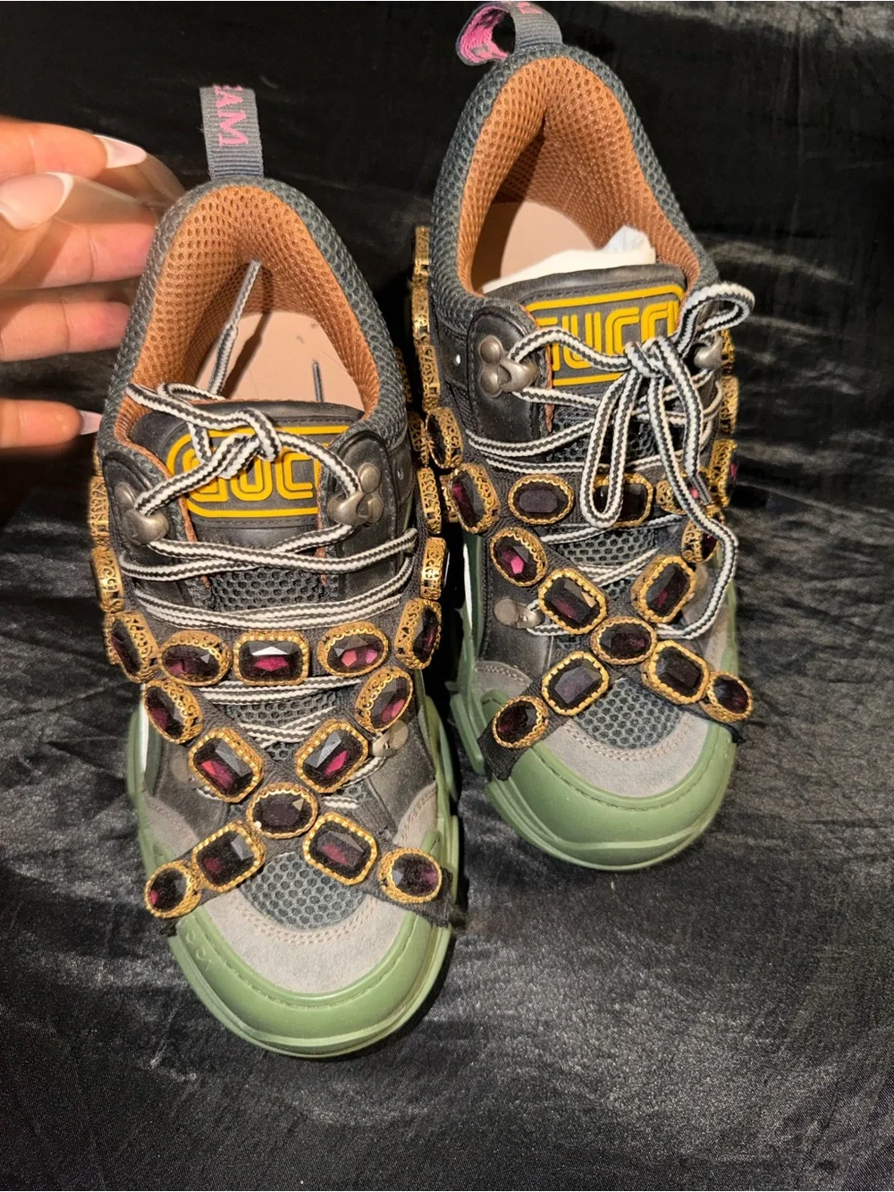 Gucci Flashtrek sneakers with detachable crystals